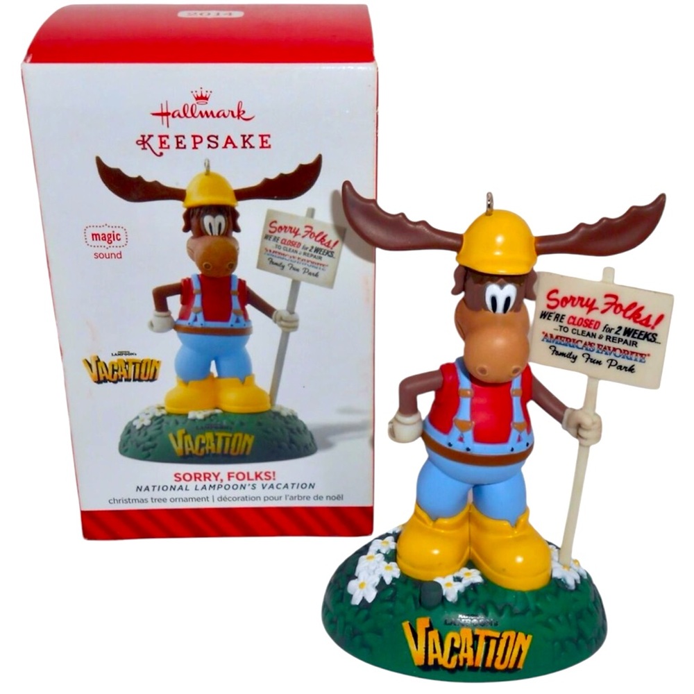 Hallmark 2014 Sorry, Folks! National Lampoon’s Vacation Marty Moose Ornament